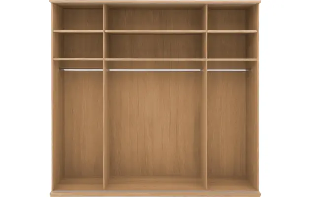 Goossens excellent kledingkast wood onbewerkt eiken - 8223623-13