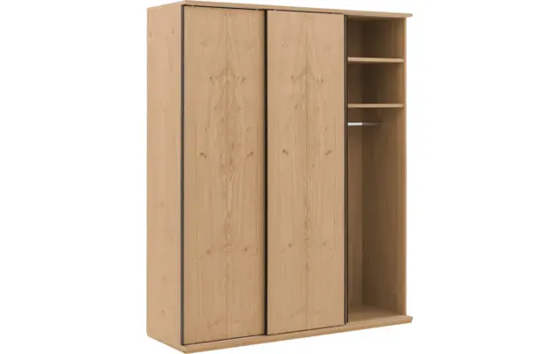 Goossens excellent kledingkast wood wit eiken - 8223624-02