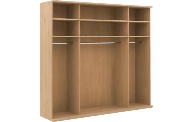 Goossens excellent kledingkast wood wit eiken - 8223625-05