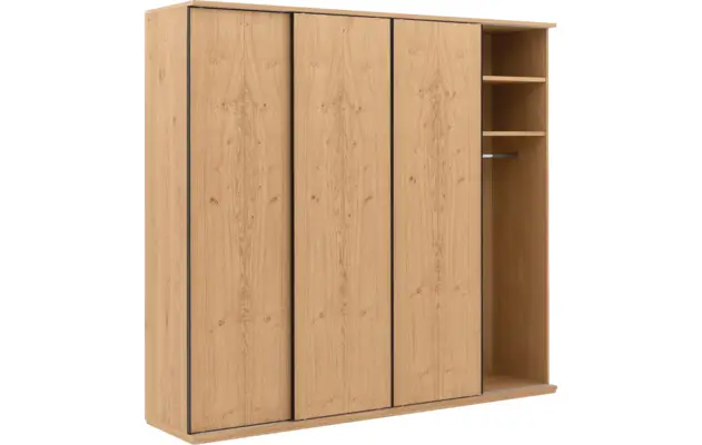 Goossens excellent kledingkast wood blank eiken - 8223627-02