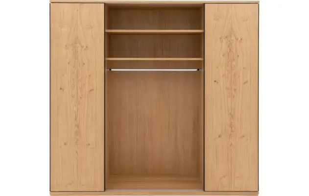 Goossens excellent kledingkast wood blank eiken - 8223627-11