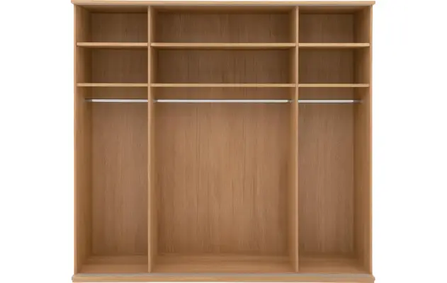 Goossens excellent kledingkast wood blank eiken - 8223627-13