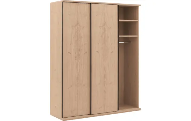 Goossens excellent kledingkast wood wit eiken - 8223628-02