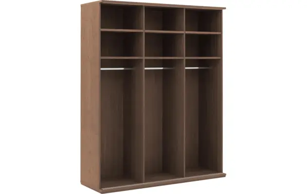 Goossens excellent kledingkast wood donker bruin eiken - 8223634-05