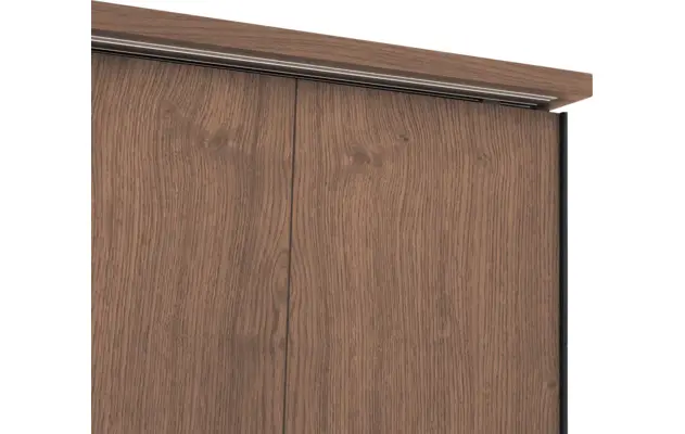Goossens excellent kledingkast wood donker bruin eiken - 8223634-06