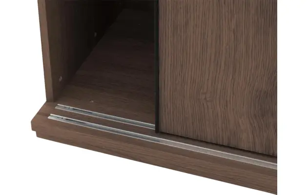Goossens excellent kledingkast wood donker bruin eiken - 8223634-07