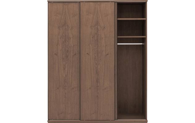 Goossens excellent kledingkast wood donker bruin eiken - 8223634-10