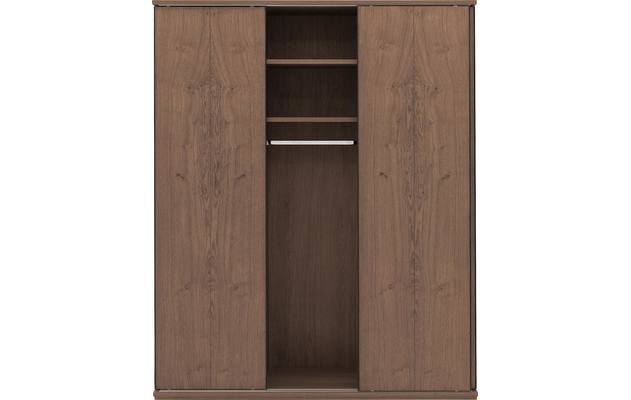 Goossens excellent kledingkast wood donker bruin eiken - 8223634-11