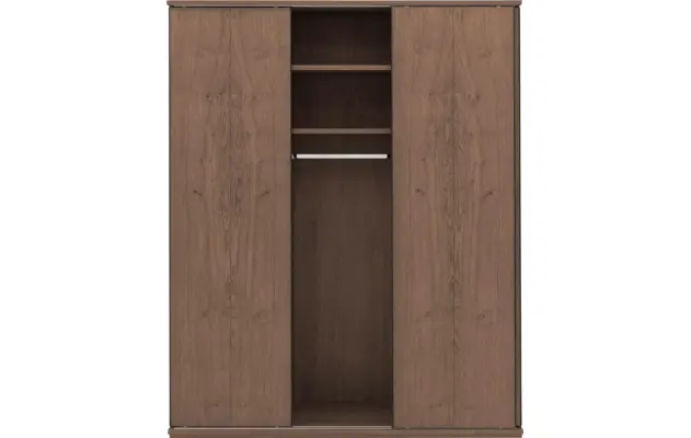 Goossens excellent kledingkast wood donker bruin eiken - 8223634-11