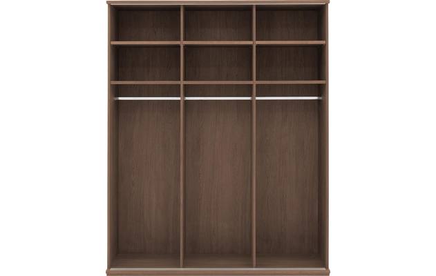 Goossens excellent kledingkast wood donker bruin eiken - 8223634-13