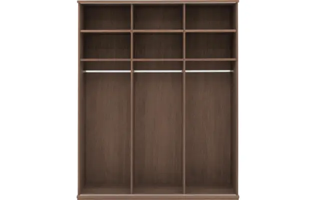 Goossens excellent kledingkast wood donker bruin eiken - 8223634-13