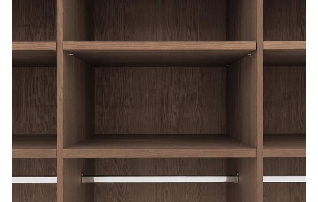 Goossens excellent kledingkast wood donker bruin eiken - 8223634-14