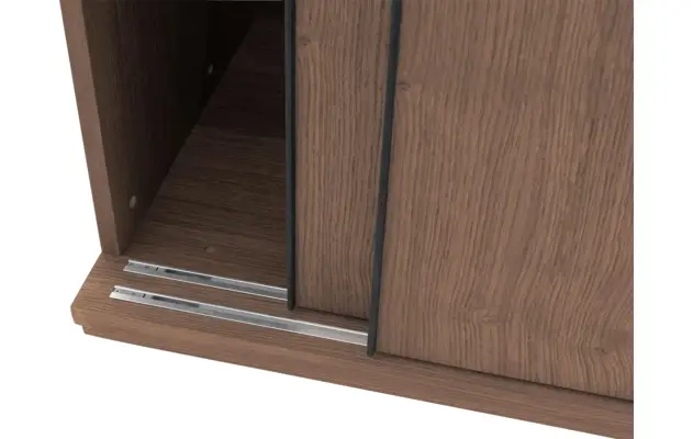 Goossens excellent kledingkast wood donker bruin eiken - 8223635-07