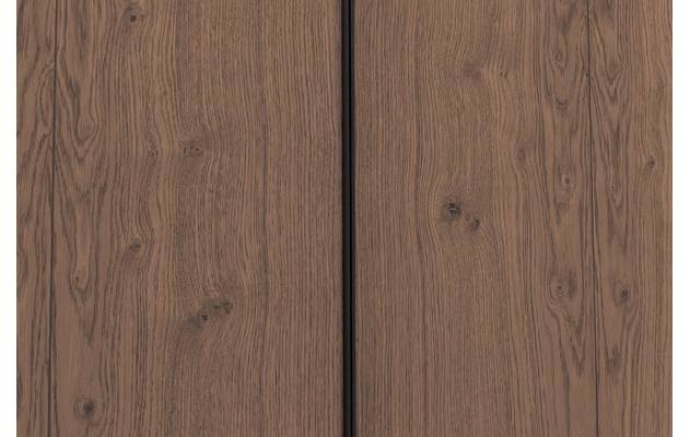 Goossens excellent kledingkast wood donker bruin eiken - 8223635-08