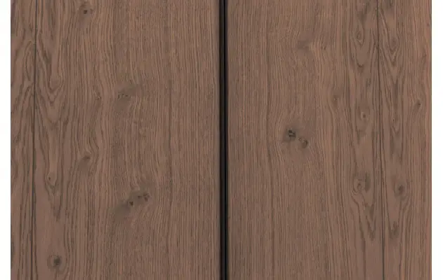Goossens excellent kledingkast wood donker bruin eiken - 8223635-08