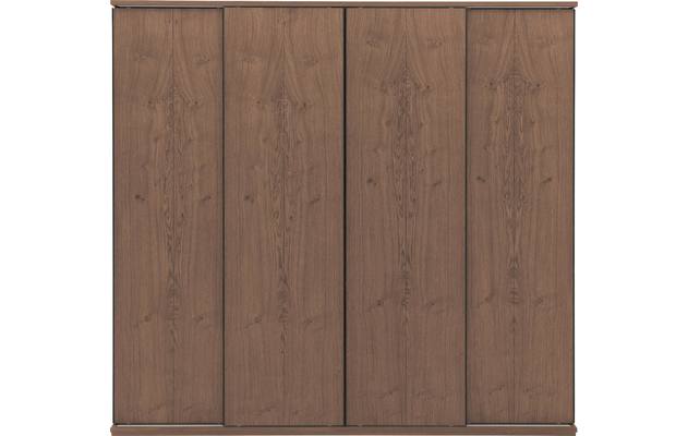 Goossens excellent kledingkast wood donker bruin eiken - 8223635-09