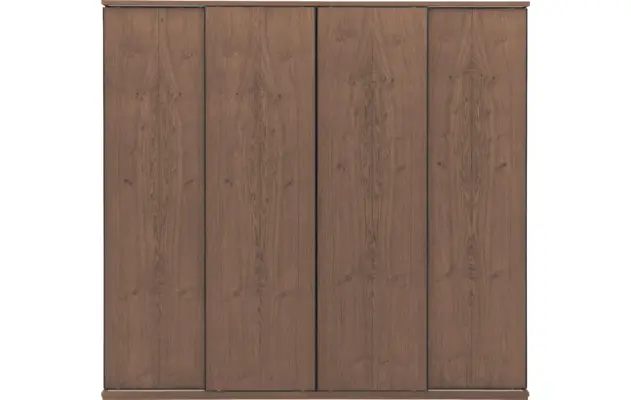 Goossens excellent kledingkast wood donker bruin eiken - 8223635-09