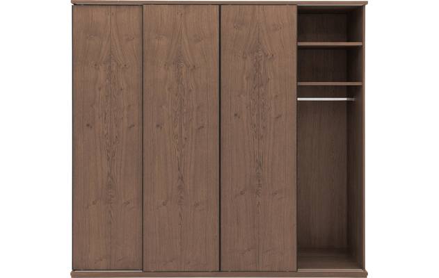 Goossens excellent kledingkast wood donker bruin eiken - 8223635-10