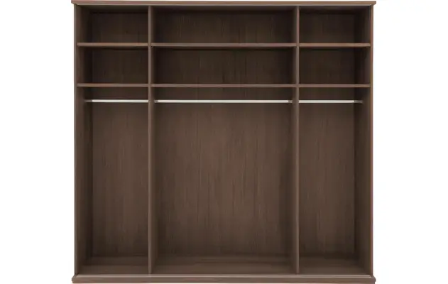 Goossens excellent kledingkast wood donker bruin eiken - 8223635-13