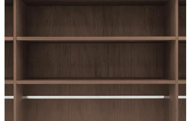 Goossens excellent kledingkast wood donker bruin eiken - 8223635-14