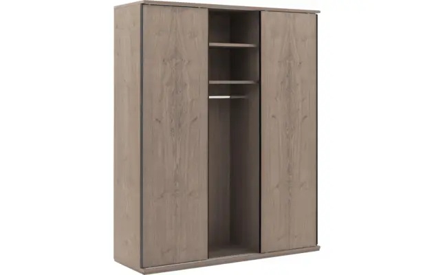 Goossens excellent kledingkast wood grijs eiken - 8223636-03