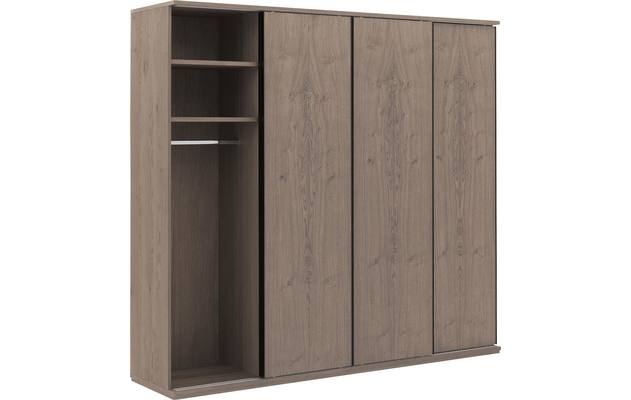 Goossens excellent kledingkast wood grijs eiken - 8223637-04