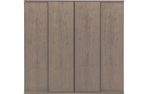 Goossens excellent kledingkast wood grijs eiken - 8223637-09