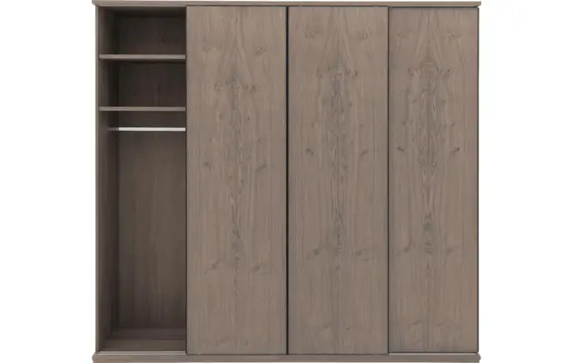 Goossens excellent kledingkast wood grijs eiken - 8223637-12