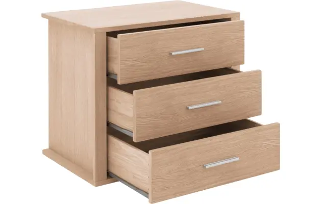 Goossens inzetladenblok wood nature wit eiken - 8223640-06