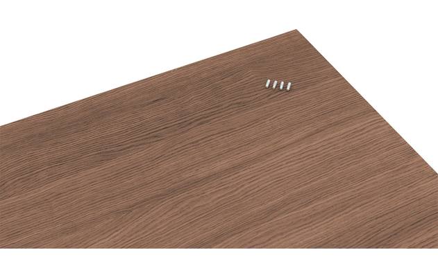 Goossens legplank wood nature donker bruin eiken - 8223653-03