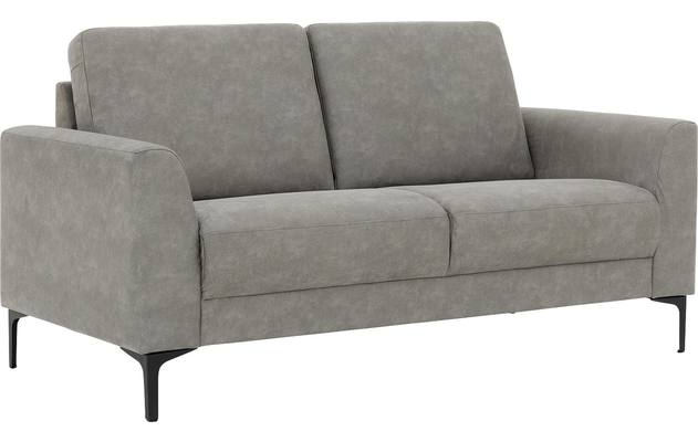 Goossens zitbank dallas grijs micro leer - 8223661-02