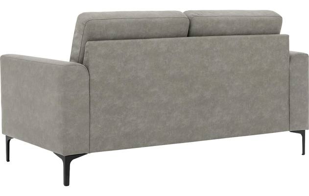 Goossens zitbank dallas grijs micro leer - 8223661-03
