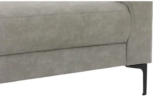 Goossens zitbank dallas grijs micro leer - 8223661-05
