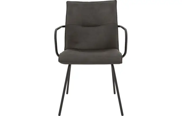 Goossens eetkamerstoel milan grijs micro leer - 8223718-03