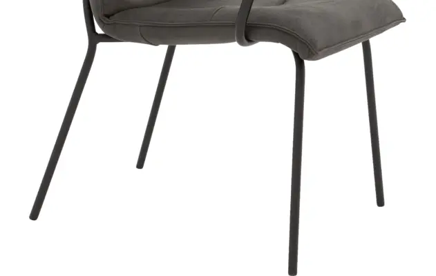 Goossens eetkamerstoel milan grijs micro leer - 8223718-05