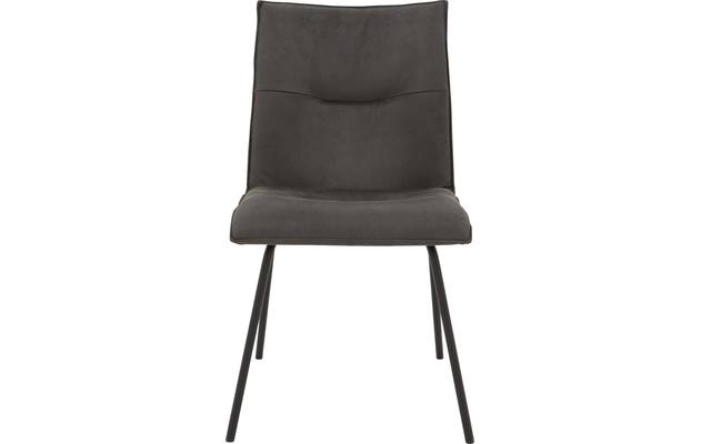 Goossens eetkamerstoel milan grijs micro leer - 8223719-03