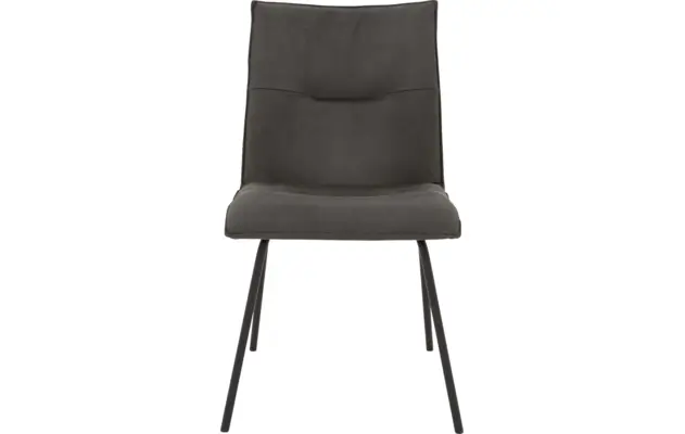 Goossens eetkamerstoel milan grijs micro leer - 8223719-03