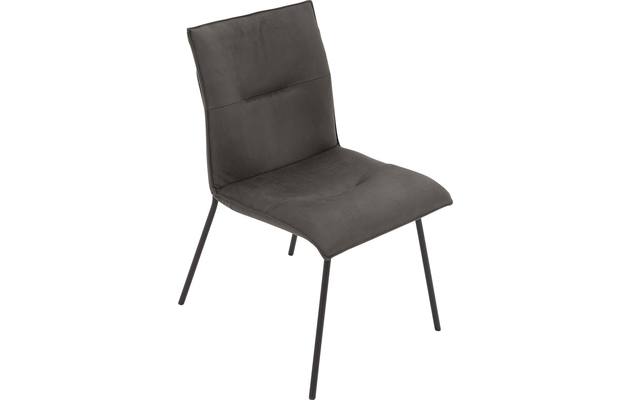 Goossens eetkamerstoel milan grijs micro leer - 8223719-04
