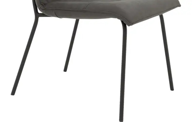 Goossens eetkamerstoel milan grijs micro leer - 8223719-05