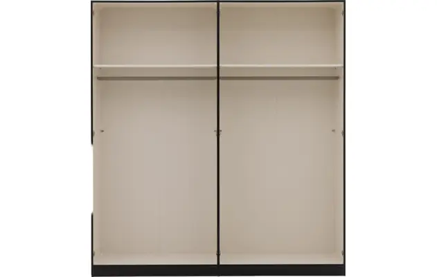 Goossens kledingkast easy storage ddk zwart hoogwaardig meubelplaat - 8223721-13