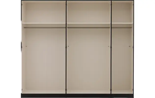 Goossens kledingkast easy storage ddk zwart hoogwaardig meubelplaat - 8223723-14