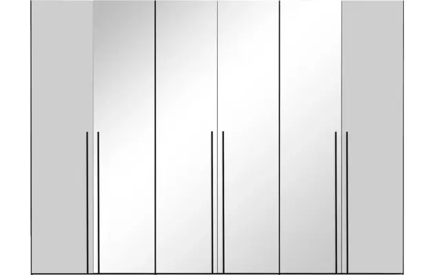 Goossens kledingkast easy storage ddk zwart hoogwaardig meubelplaat - 8223725-02