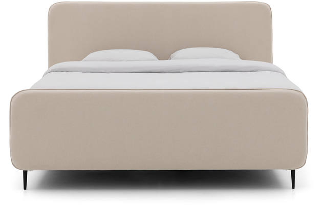 Goossens boxspring compleet avance lento compleet beige stof - 8223944-02