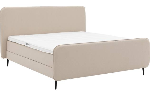 Goossens boxspring compleet avance lento compleet beige stof - 8223944-04