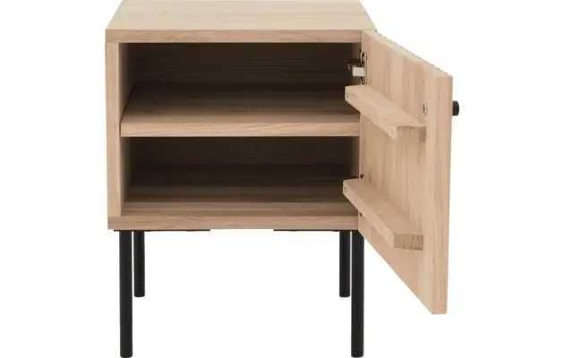 Goossens nachtkastje capelli wit eiken - 8223946-03