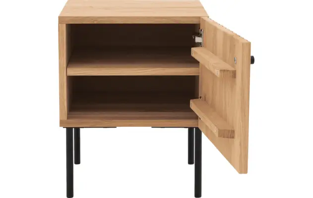 Goossens nachtkastje capelli blank eiken - 8223947-03