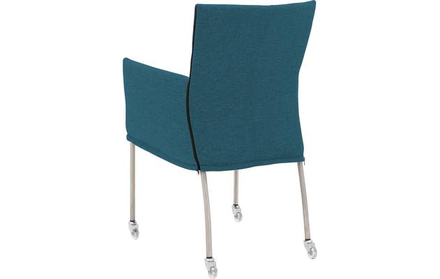 Goossens eetkamerstoel funk blauw stof - 8224100-02