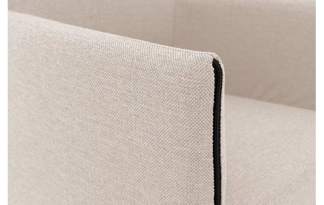 Goossens eetkamerstoel funk beige stof - 8224101-06