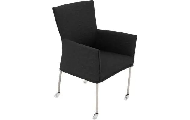 Goossens eetkamerstoel funk grijs stof - 8224103-04