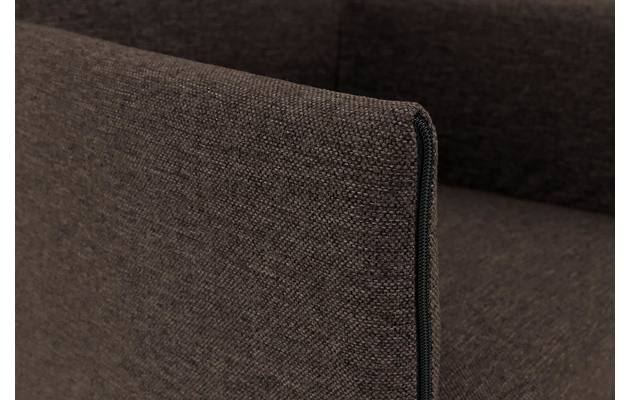 Goossens eetkamerstoel funk bruin stof - 8224104-06